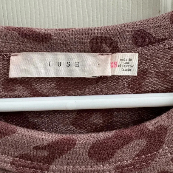 Lush boutique pink leopard midi dress with pockets - Picture 4 of 9